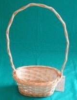 Корзина плетеная (ива), цвет натуральный, 22*17*Н9/40см TS-3814 PCS