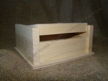 Шкатулка маленькая сосна18,5х18х8,5 см арт.131-3