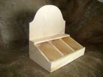 Коробка под 3 упаковки чая, сосна, 30х18,5х31 см арт.307