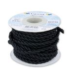 Шнур витой Гамма 4мм GC-043C №039 чёрный