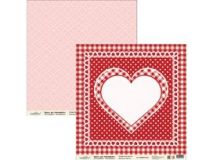 Бумага для скрапбукинга ScrapLike 30,5*30,5 см НЖК002, Нежность, кружево