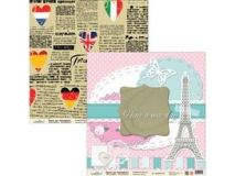 Бумага для скрапбукинга ScrapLike 30,5*30,5 см СМЦ005, Семейные ценности