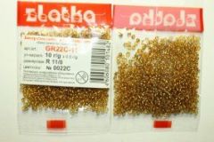 Бисер Zlatka 10г №0022С янтарный