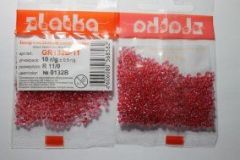 Бисер Zlatka 10г №0132В красный