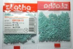 Бисер Zlatka 10г №0154 бирюзовый