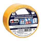 Клейкая лента двухсторонняя 38мм х 10м UNIBOB основа-полипропилен