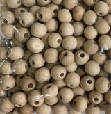 Бусины деревянные Zlatka круглые 8мм HBW-08 1шт 