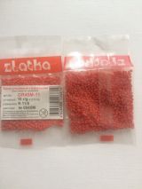 Бисер Zlatka 10г №0045М красный