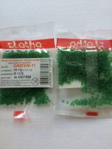 Бисер Zlatka 10г №0007BM т. зелёный