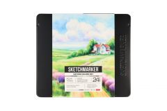 Набор акварельных карандашей Sketchmarker "Природа", 24 цвета, жестяной пенал