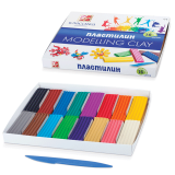 Пластилин детский Луч Классика 16 цветов 320г