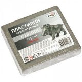 Пластилин скульптурный Серый Мягкий "Студия" 500 гр 