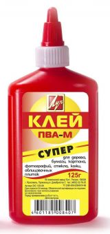 Клей ПВА-М ЛУЧ "Супер" 125 г
