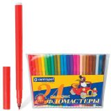 Фломастеры CENTROPEN, 24 цв., "Пингвины", смываемые, 7790/24