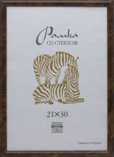 21х30 Ф/рамка пластиковая 501 (3866) коричневый