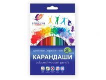 Карандаши цветные ЛУЧ 36цв Классика, шестигранные, грифель 3мм, заточ., карт коробка