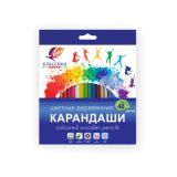 Карандаши цветные ЛУЧ 48цв  Классика, шестигранные, грифель 3мм, заточ., карт коробка