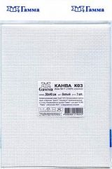 Канва Гамма Aida №11 100% хлопок 30*40см белый