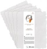 Бумага акварельная 100% хлопок белая 350х500, плотность 400гр/м2, 1л