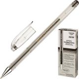 Ручка гелевая черная CROWN Hi-JELL Roller 0,5 мм 