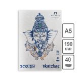 Планшет для эскизов Лилия Холдинг Небесный слон А5 40л